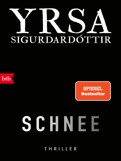 Title details for Schnee by Yrsa Sigurdardóttir - Wait list